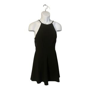 City Triangles Black Strap Dress Sz 9